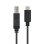 Câble USB-C vers USB-B 2.0 Nanocable 1m Noir