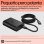 Cargador compacto para portátil HP USB-C GaN 65 W, carga rápida, dos puertos, color negro
