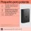 Cargador compacto para portátil HP USB-C GaN 65 W, carga rápida, dos puertos, color negro