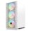 Boîtier PC Savio Raptor X1 ARGB Verre Trempé Blanc Midi Tower