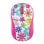 Ratón CEGASA Trust Primo inalámbrico 1600 DPI Rosa flores micro receptor USB