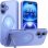 Funda para móvil Torras Pstand Series rígida magnética azul para iPhone 16