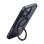 Funda McDodo PC-4933 rigide avec support et MagSafe noire pour iPhone 16 Pro Max