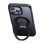 Funda McDodo PC-4933 rigide avec support et MagSafe noire pour iPhone 16 Pro Max