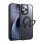 Funda McDodo PC-4932 rigide avec support et MagSafe noire pour iPhone 16 Pro