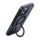 Funda McDodo PC-4932 rigide avec support et MagSafe noire pour iPhone 16 Pro