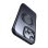 Funda McDodo PC-4932 rigide avec support et MagSafe noire pour iPhone 16 Pro