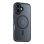 Funda para móvil Torras Guardian-Mag Carcasa Magnética Negra para iPhone 16