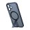 Capa para telemóvel Torras Pstand Spin resistente com suporte giratório preta para iPhone 16 Plus
