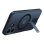 Funda para móvil Torras Pstand Spin resistente con soporte giratorio negra para iPhone 16