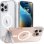 Funda para móvil Torras Pstand Series Transparente con soporte magnético para iPhone 16 Pro Max