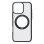 Funda para móvil Torras Ostand R Fusion Silikon Schwarz Rotation 360° für iPhone 16 Pro