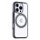 Funda para móvil Torras Ostand R Fusion Silikon Schwarz Rotation 360° für iPhone 16 Pro