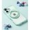 Funda para móvil Torras Ostand R Fusion Silicona Verde con anilla giratoria para iPhone 16