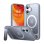 Funda para móvil Torras Pstand Series Carcasa Protectora TPU Gris para iPhone 16 Plus