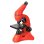 Microscope Levenhuk Rainbow 50L PLUS Orange Kit Expériences Ergonomique