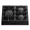 Piano cottura a gas Teka GBC 63110 Nero integrato 60 cm vetro ceramico 3 fuochi