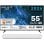 Nilait Luxe 55UD8004SWOS 55" QLED UHD 4K Smart TV WEBOS+Nilait Harmony Sound bar Barra de sonido 2.0 60W blanca