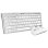 Teclado Subblim Combo Multidispositivo Compacto membrana inalámbrico plata portugués