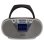 Radio CD Aiwa Bluetooth 5.0 USB FM Draagbaar 2,4" TFT Zilver 6W RMS