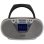 Radio CD Aiwa Bluetooth 5.0 USB FM Draagbaar 2,4" TFT Zilver 6W RMS