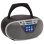 Radio CD Aiwa Bluetooth 5.0 USB FM Draagbaar 2,4" TFT Zilver 6W RMS