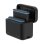 Chargeur Dual Telesin pour Insta360 X4 avec Stockage de Cartes