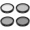 Set de 4 Filtros Telesin CPL ND8 ND16 ND32 para DJI Osmo Action 3 4 5