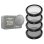 Set de 4 Filtros Telesin CPL ND8 ND16 ND32 para DJI Osmo Action 3 4 5
