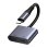Adaptador Áudio Joyroom SY-L01 Lightning para 3.5mm + Lightning Preto