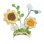 Disfraz de punto para Loona Premium Sunflower