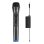 Microphone Puluz PU628B sans fil UHF cardioïde avec récepteur 3,5 mm
