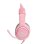 Casque ONIKUMA K9 avec câble USB RGB, micro ajustable, design gaming rose