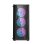 Caja PC Darkflash DK352 Plus + 4 ventiladores ARGB negra