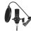 Micrófono Puluz PU612B USB unidireccional con filtro antipop y accesorios