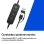Auricolari Poly Mission 820 con cavo USB-C, cancellazione attiva del rumore, ufficio, nero
