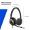 Auricolari Poly Mission 820 con cavo USB-C, cancellazione attiva del rumore, ufficio, nero