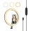 Anillo de luz PULUZ con soporte para móvil 160 LEDs ajustables USB-C
