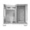 Boîtier PC Darkflash TH285M Blanc Tour ITX M-ATX
