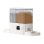 Dispensador de Comida y Agua para Mascotas Rojeco 2 en 1 WiFi Blanco
