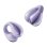Auriculares QCY Crossky Clip C30 Bluetooth 5.4 sem fios para desporto roxo