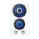 Placa de gas IsEasy MGBG-312A 2 hornillos vidrio blanco