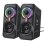 Altavoces ONIKUMA Gaming con Bluetooth 5.0, 10W y iluminación RGB