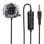 Microfone Puluz PU427 clip 3,5mm omnidirecional com cabo 6m e acessórios