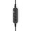 Auriculares Nedis CHSTUM210BK com cabo USB-C/A para escritório e chamadas, preto e cinza