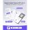 Escáner de código de barras Inateck BCST-75X Bluetooth USB 1D 2D