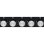 Piastra a gas Hotpoint HAGS 72S BK 4 zone Vetro Nero Integrata