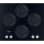 Piastra a gas Hotpoint HAGS 72S BK 4 zone Vetro Nero Integrata