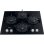 Piastra a gas Hotpoint HAGS 72S BK 4 zone Vetro Nero Integrata