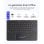 Teclado Inateck N0074 magnético Bluetooth con retroiluminación y touchpad